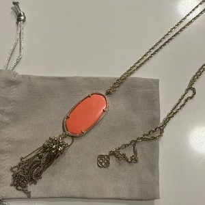 Kendra Scott coral rayne necklace